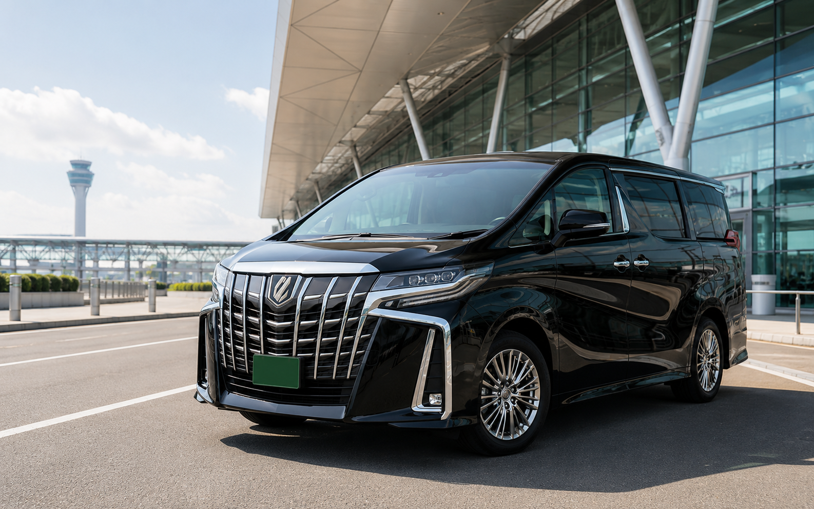 Toyota Alphard airport transfer for a family visiting Tokyo Disney Resort